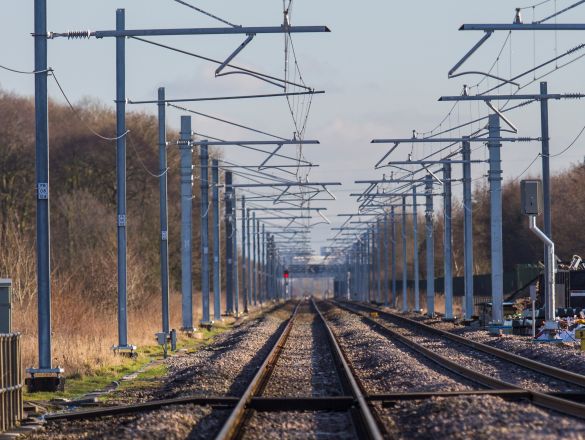 Railway between Preston and Blackpool
