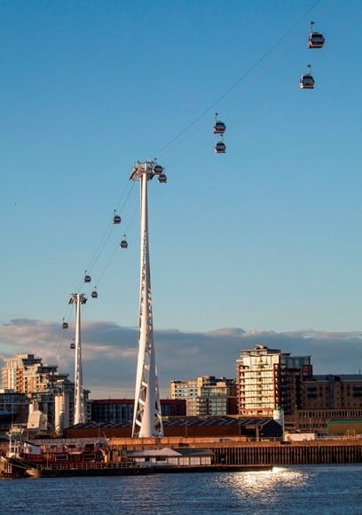 Annual Emirates Air Line cable