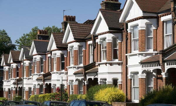 Row of terraced houses