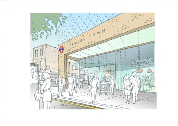 Camden town tube station