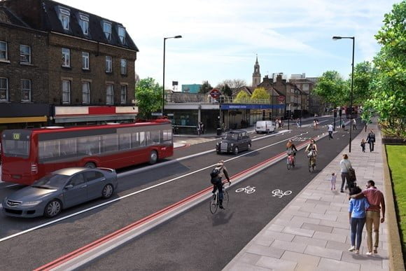 Cycle Superhighway in London