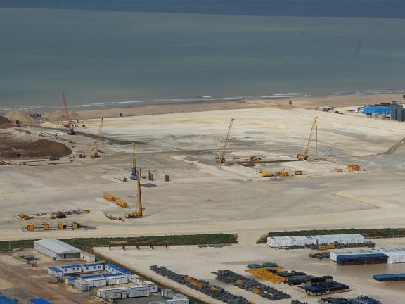 Construction site in Mostaganem, Algeria