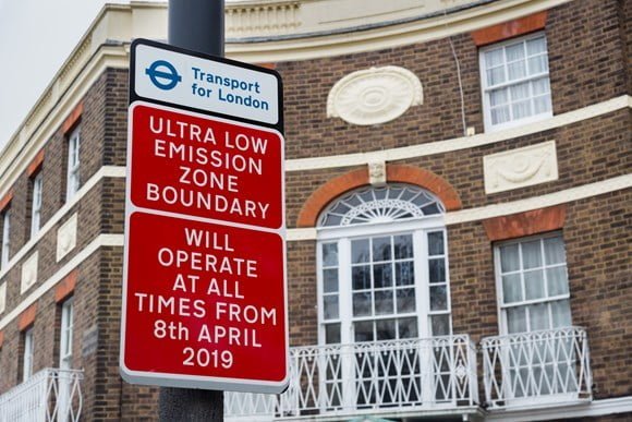 home-staging_01 First Ultra Low Emission Zone signs go up in London
