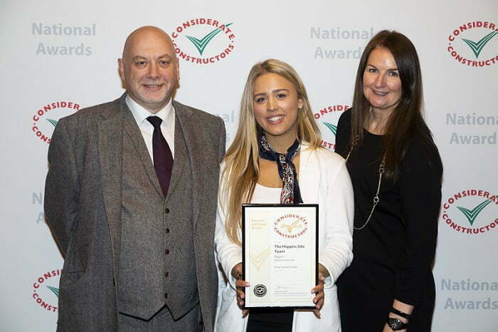 Higgins is triumphant at the Considerate Constructors National Site Awards