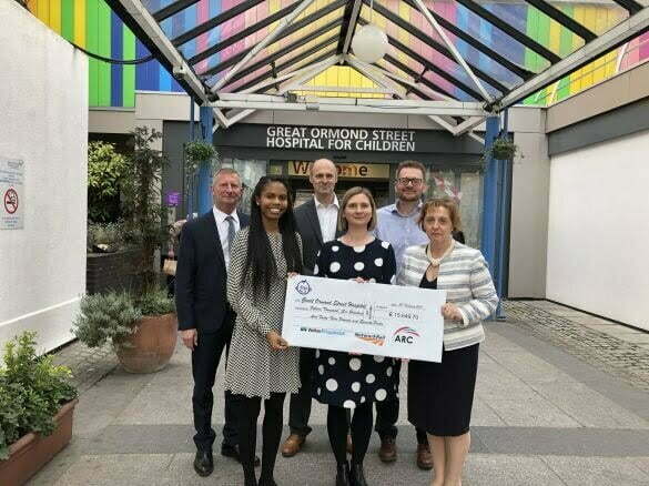 ARC raise £15,000 for Great Ormond Street Hospital