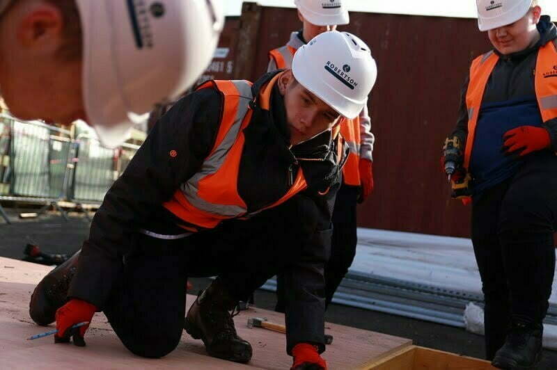 Shane Docherty learns the ropes