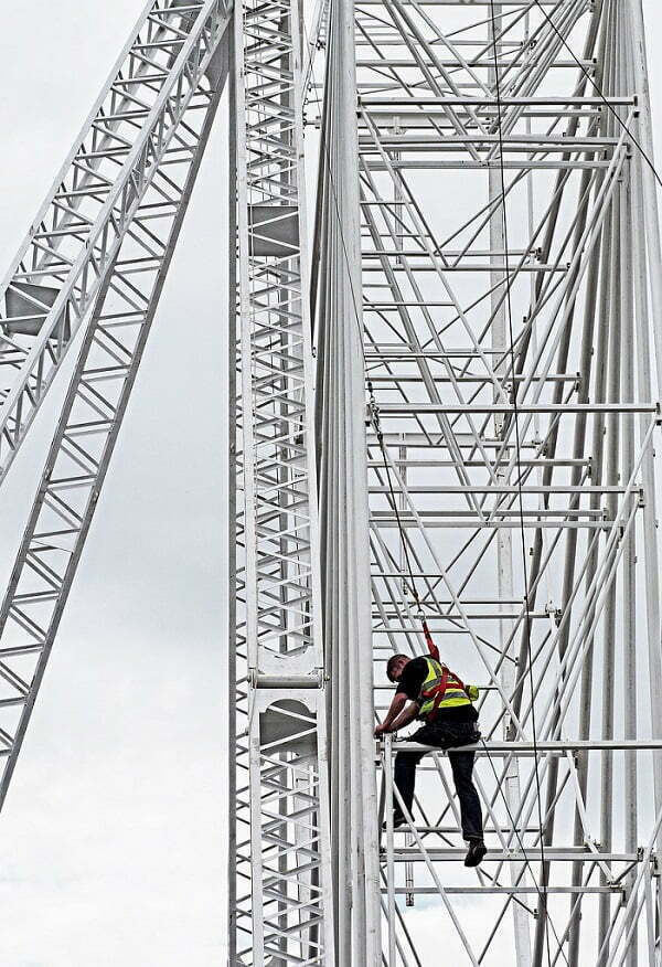 11% of health and safety incidents on major public works involve Working at Height
