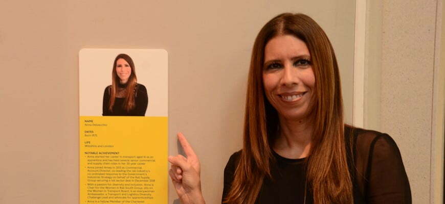 Amey’s Anna Delvecchio makes history with inclusion at London Transport Museum