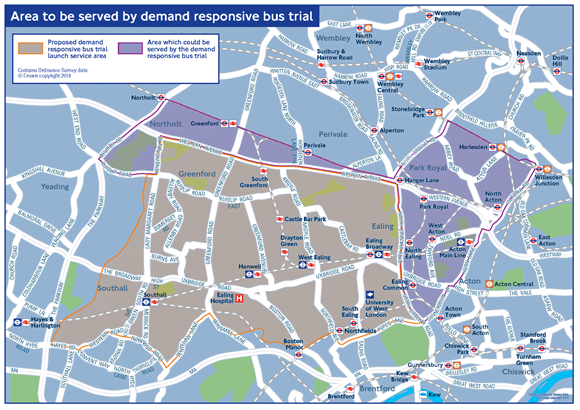 Second on-demand bus trial to be launched in Ealing