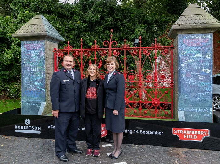 Construction work finishes at world famous Strawberry Field site