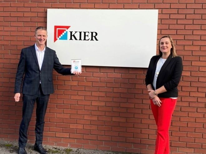 Kier first Construction company to be awarded Social Value Quality Mark Level 2