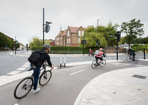 New Section of Cycle Route Opens in Deptford, as Part of Cycleway 4 in southeast London