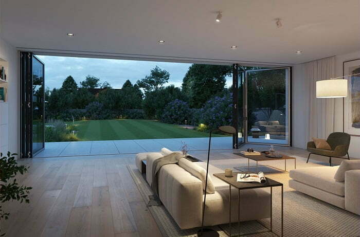 Schüco Presents New Range of Options For Ultimate Bi-Fold Door