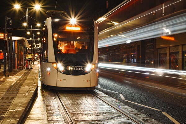 First Trams on Route to Newhaven
