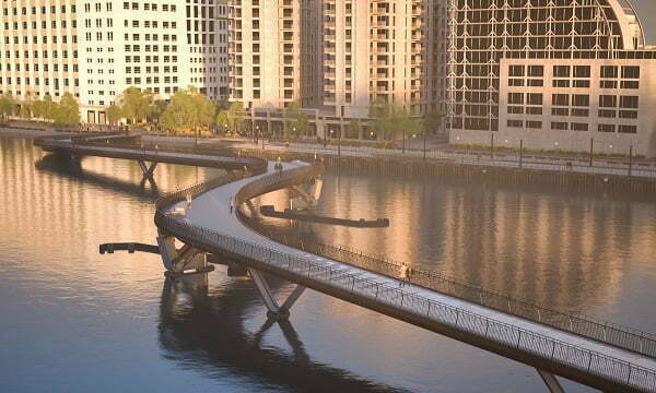 Plans Submitted For New Pedestrian Bridge At Silvertown In London’s Royal Docks