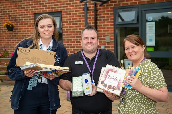 Care home receives care package from Bedfordshire homebuilder
