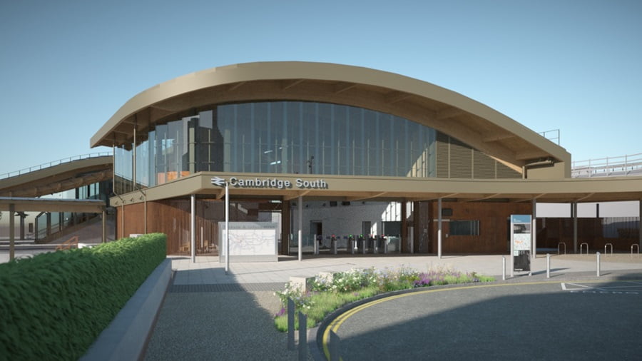 Cambridge South station main construction contract awarded