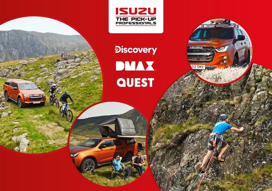 ISUZU UK TAKES EPIC ADVENTURE TO SCREENS WITH LATEST TV INVOLVEMENT