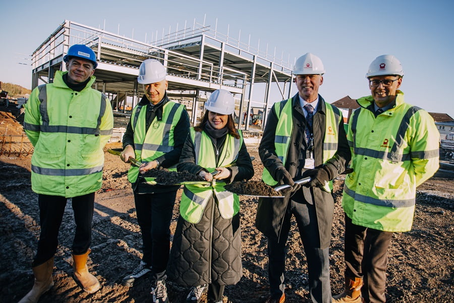 Ceremony marks start of works for new Tamworth school