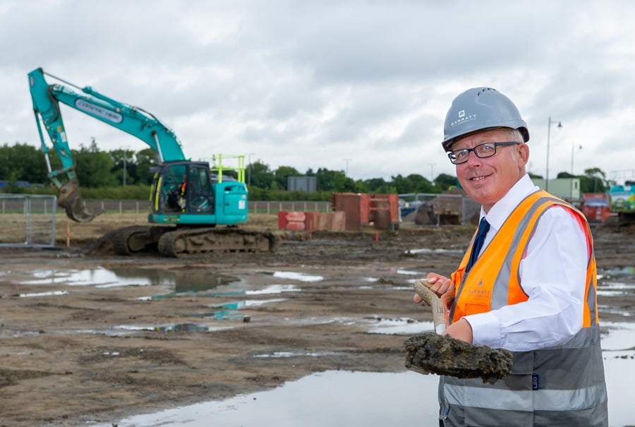 Construction work progressing on new homes in Lincolnshire