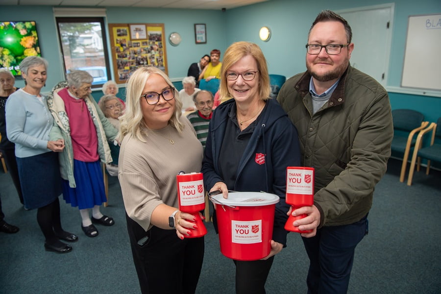 Community support charity gifted £1,500 by Cambridgeshire homebuilder