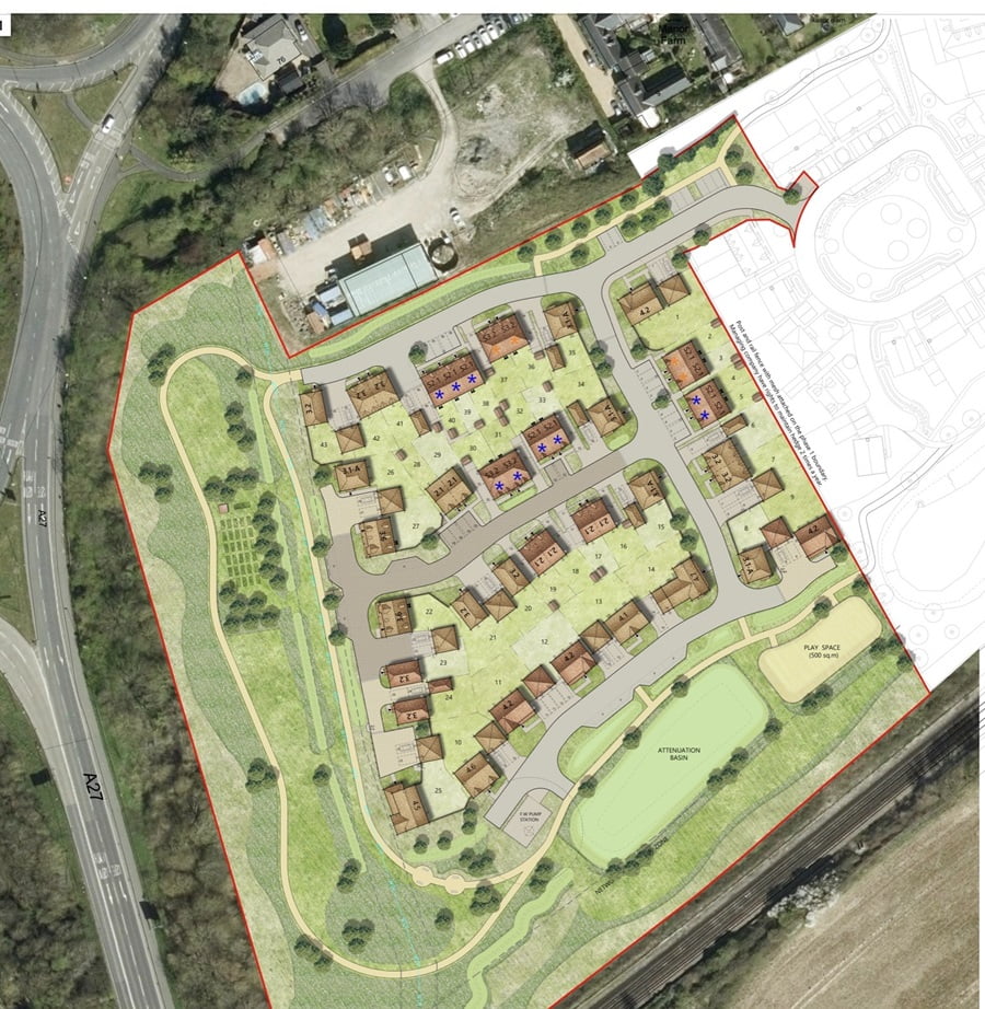 Bargate Homes Submits Detailed Plans for New Housing Development in Old Bedhampton, Havant