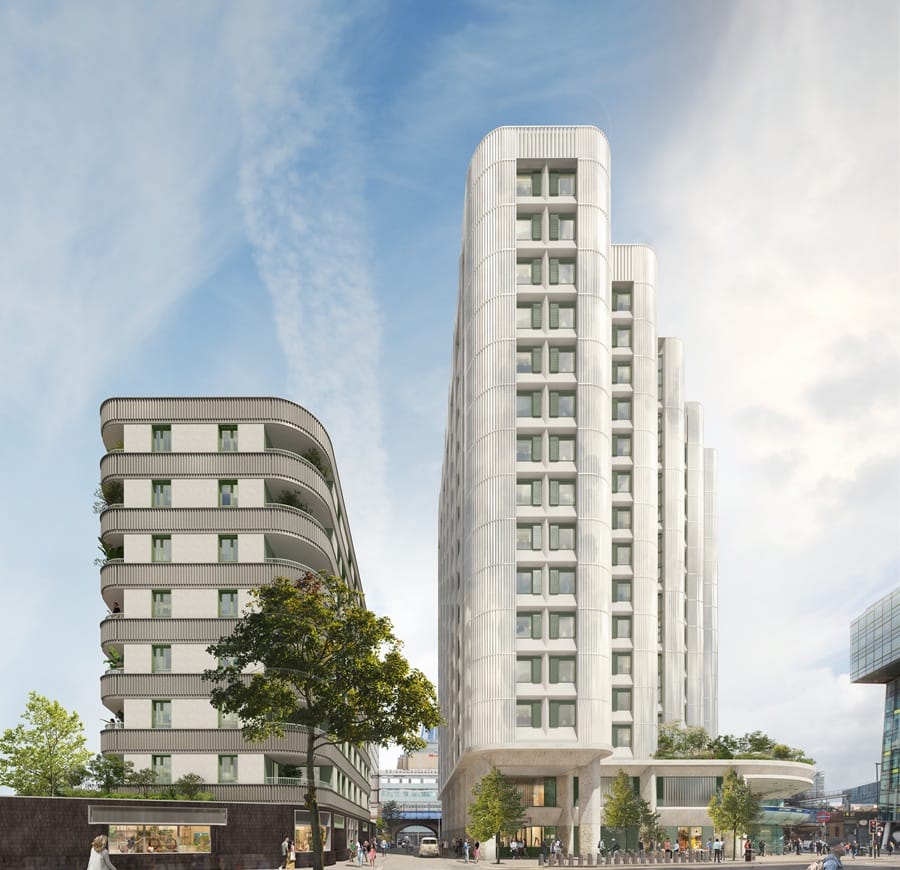 Places for London and Helical secure planning approval for student accommodation and affordable homes development above Southwark Tube station