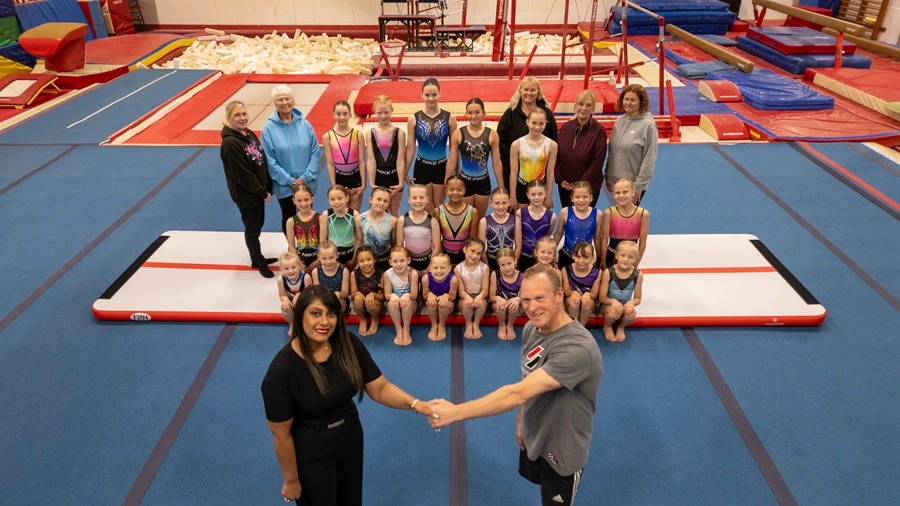 Davidsons Homes helps Burbage gymnasts land on their feet with £1,300 donation