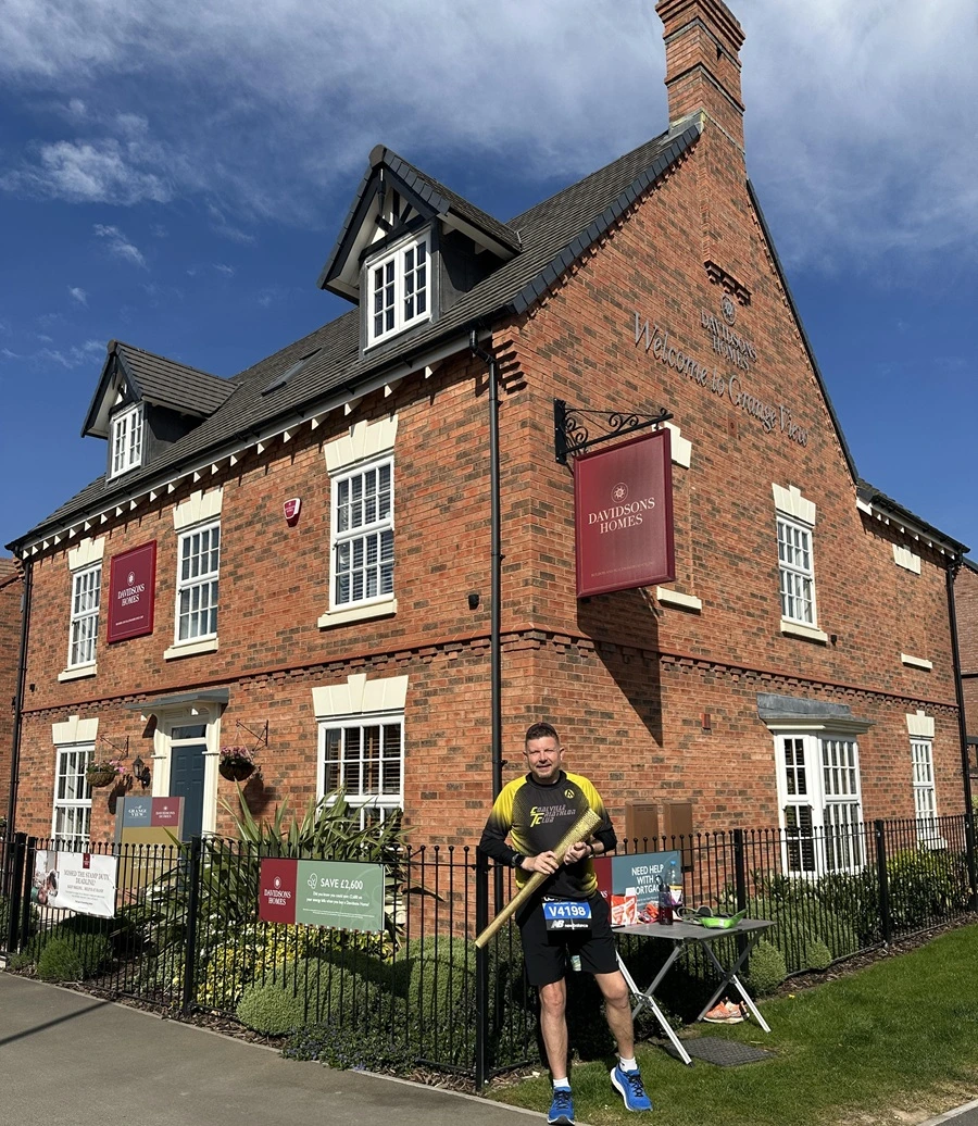Grange View resident completes home-grown London Marathon in memory of brother-in-law