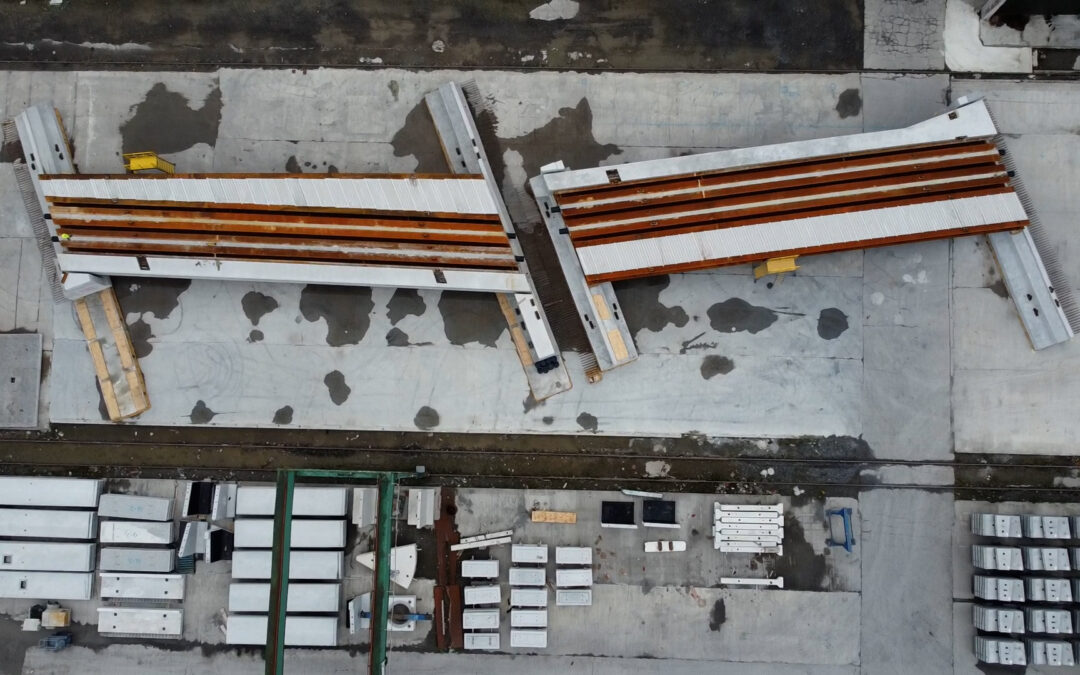 Irish trial assemblies complete as huge railway bridge sets sail for Stockport