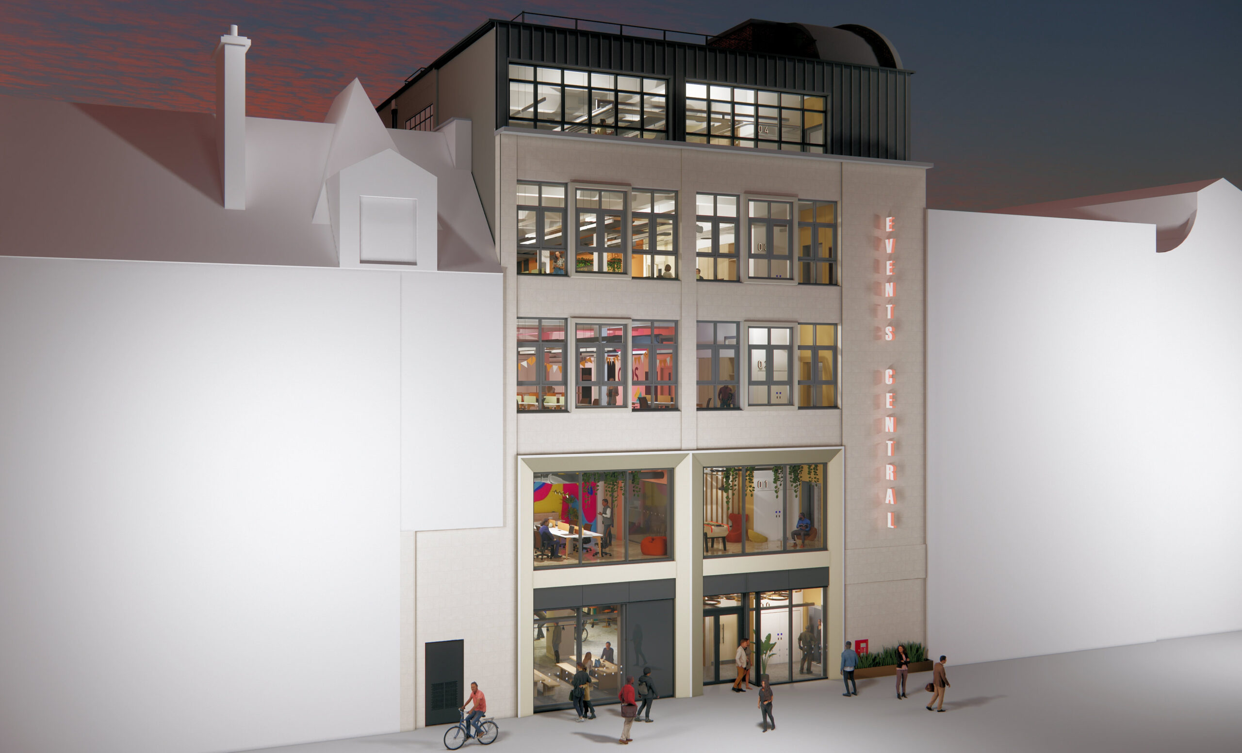 Event Central Front Elevation