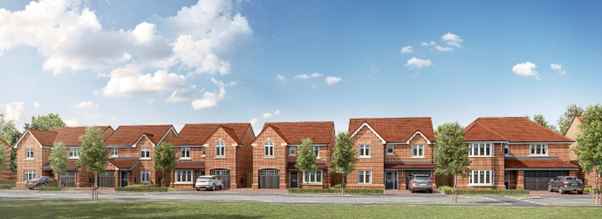 HHNM - Typical street scene of a Harron Homes development