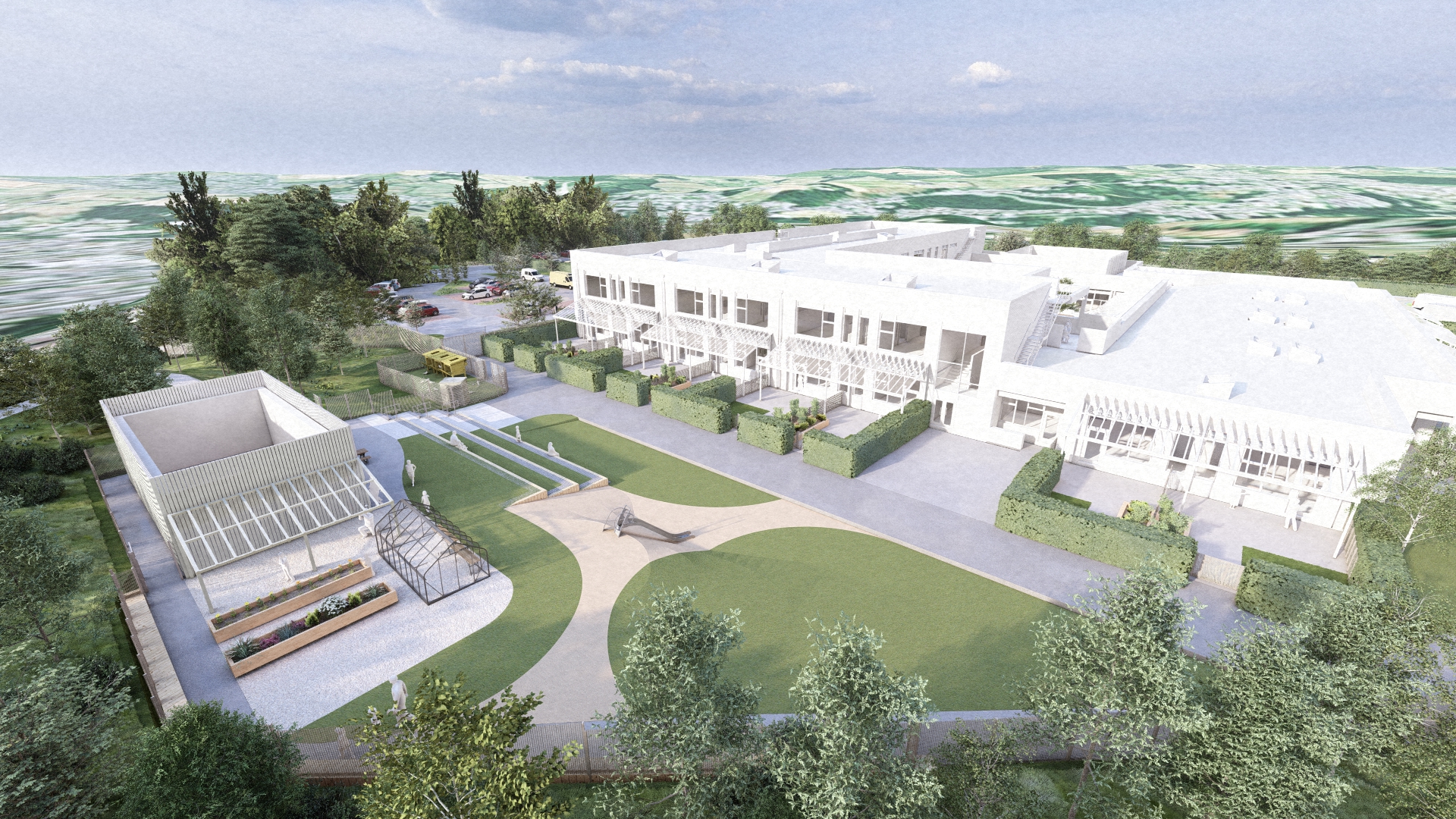 Render of KS3&4 Play Areas