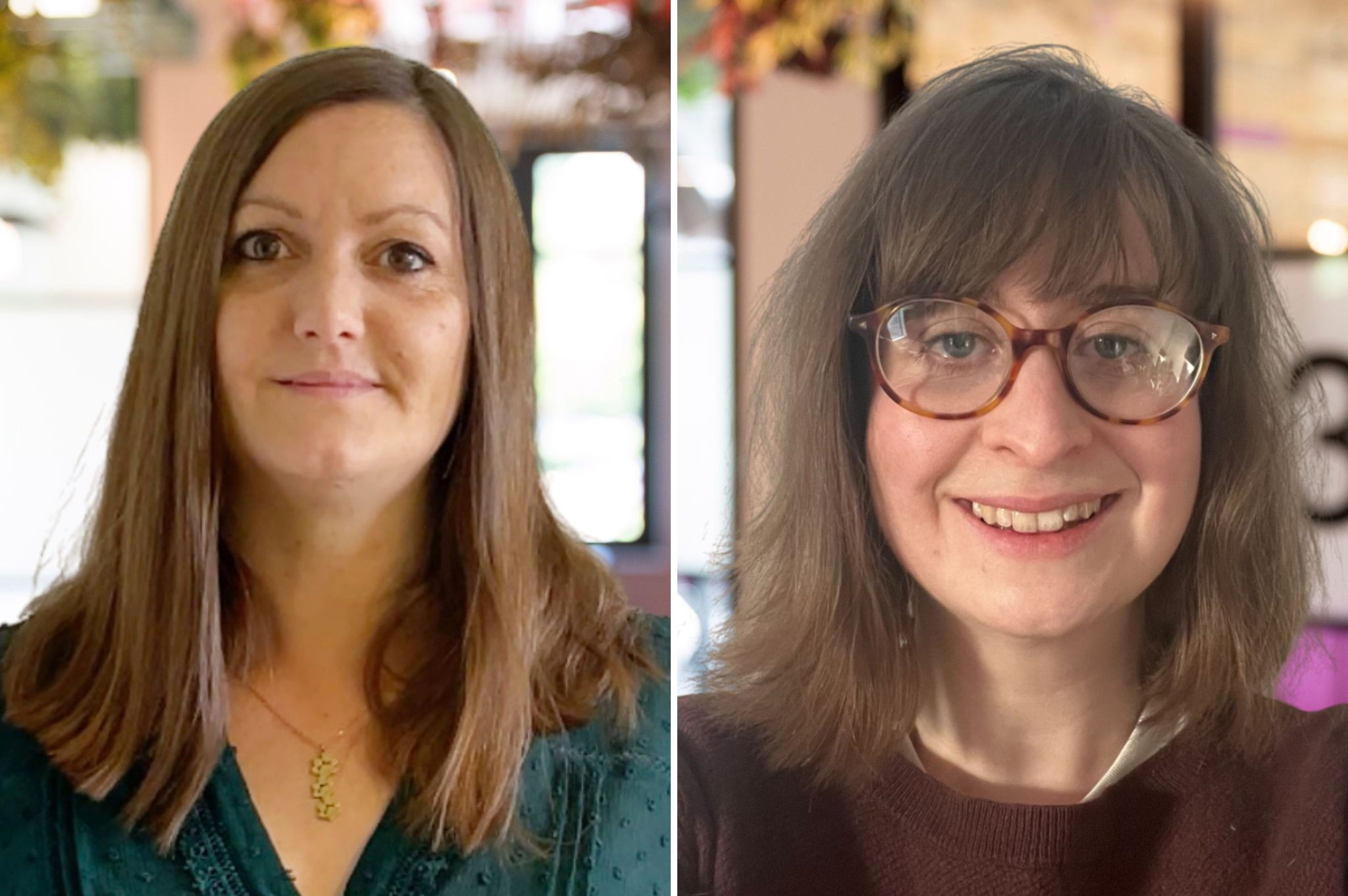 L-R Gessica Salerno and Annie Naughton