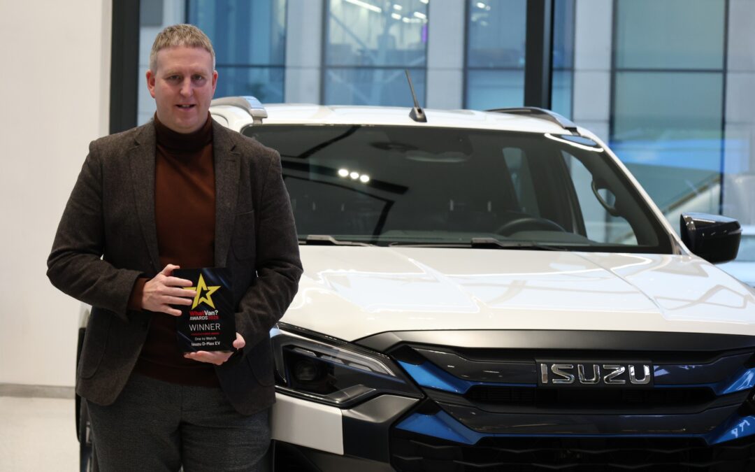 THE NEW ISUZU D-MAX EV WINS PRESTIGIOUS ‘ONE TO WATCH’ TITLE AT WHAT VAN? AWARDS 2026