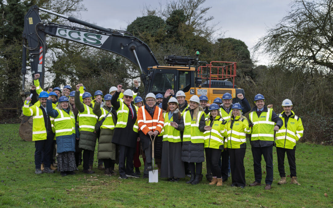 Celebration marks start of construction at outstanding alternative provision in Letchworth