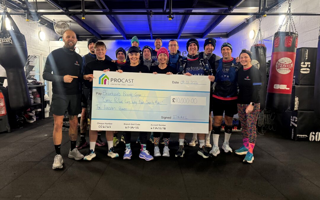 PROCAST GROUP PLEDGES £10,000 TO SUPPORT LOCAL COMIC RELIEF ENDURANCE CHALLENGE