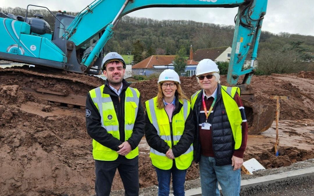 Construction begins on 16 new affordable homes at Woodside View in Weston-super-Mare