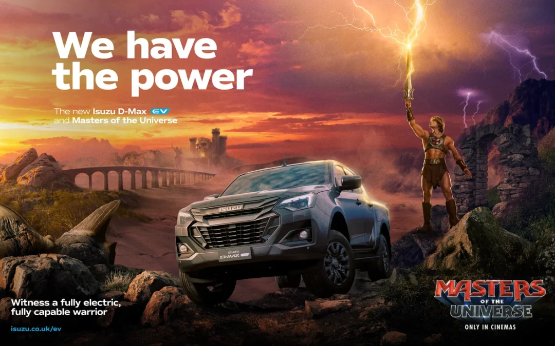 ISUZU UK Gives An ‘Electrifying’ Round Of Applause For ‘Masters Of The Universe’, Released In UK Cinemas On 3rd June