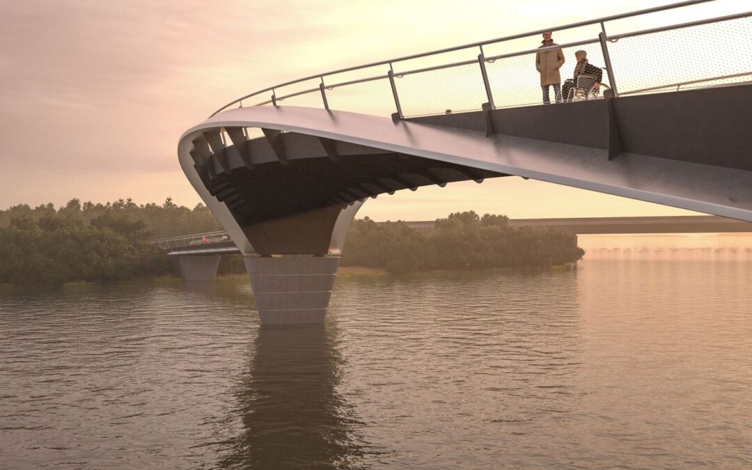 New active travel bridge for Cardiff by Moxon and Arcadis gets go-ahead
