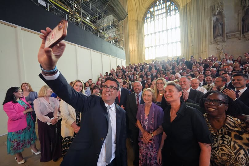 Andy Burnham in westminster