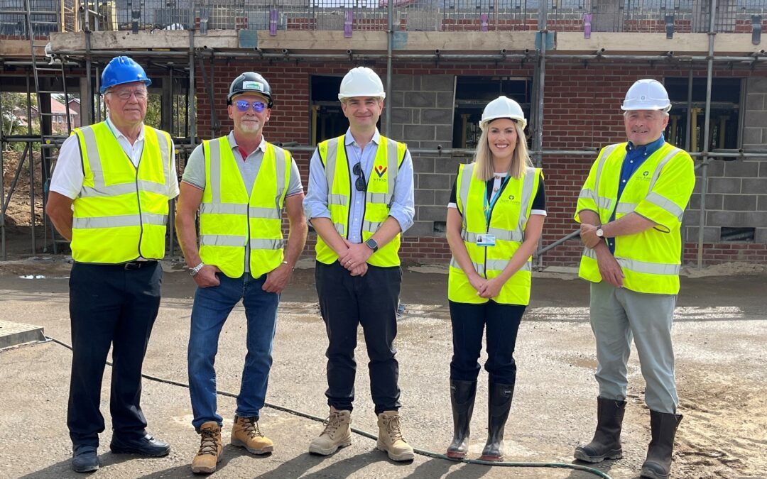 VIVID welcomes NFDC members to New Milton affordable homes scheme