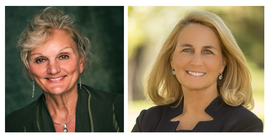 Portrait image of Sandra Stash (on the left) and Melody Meyer on the right.