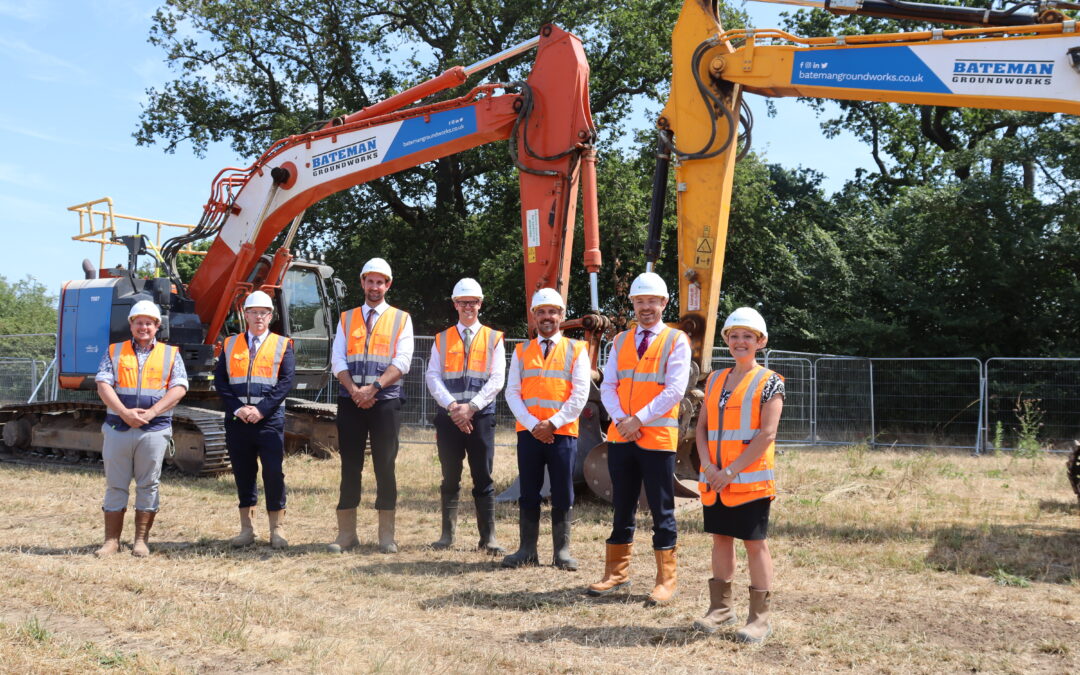 Work underway at Persimmon Homes Anglia’s Hopewell Park development
