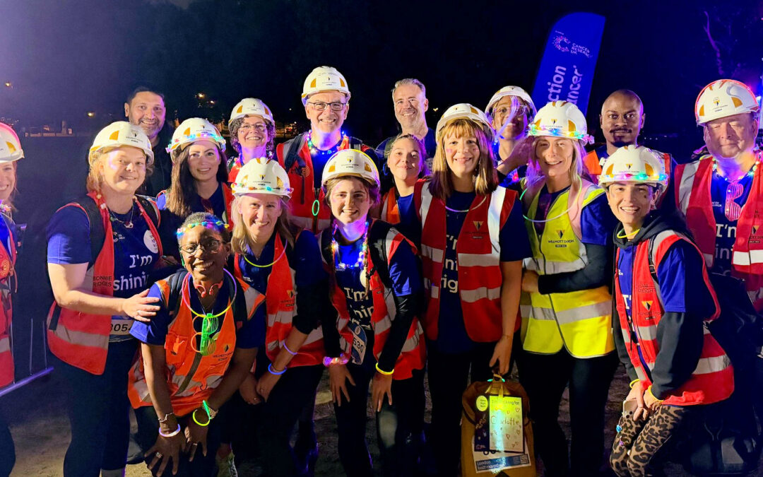 Construction industry walks through the night as Construction Beats Cancer takes its first steps