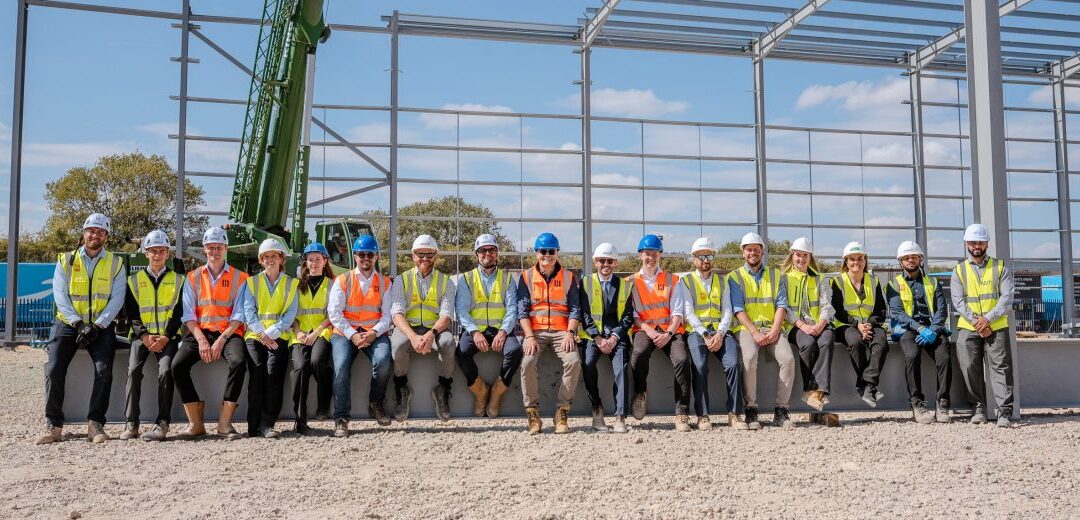 Steelwork Underway at 284,575 sq. ft Hillwood Park Luton as Development Takes Shape